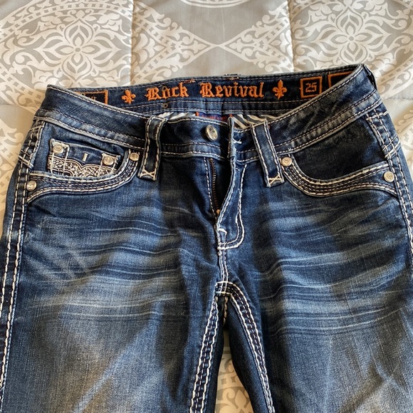 Rock revival Calli size 25 boot cut jeans - Picture 6 of 6